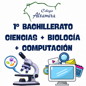 1BACH: LOTE COMPLETO Opción Ciencias y tecnología + Biología + Ciencias de la computación