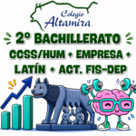 2BACH: LOTE COMPLETO Opción CCSS/Humanidades + Empresa + Latín + Actividad Físico-Deportivas