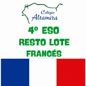 4ESO. RESTO LOTE COMPLETO 4º ESO: FRANCÉS (LIVRE DIGITAL + CAHIER) + LECTURAS