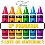 LOTE MATERIAL 3º PRIMARIA SIN DICCIONARIO